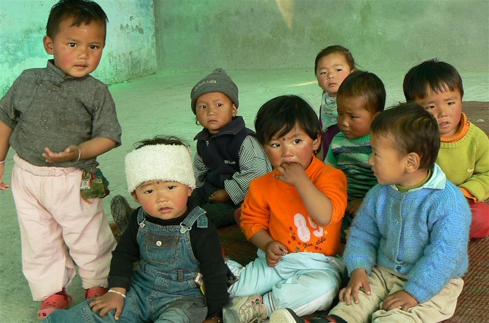 enfants tibétains